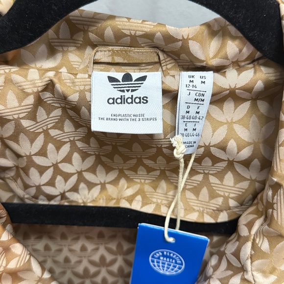 NWT Adidas originals windbreaker 70s half zip Jacket - Picture 5 of 6